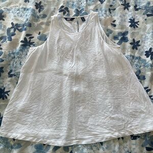White Sleeveless Top